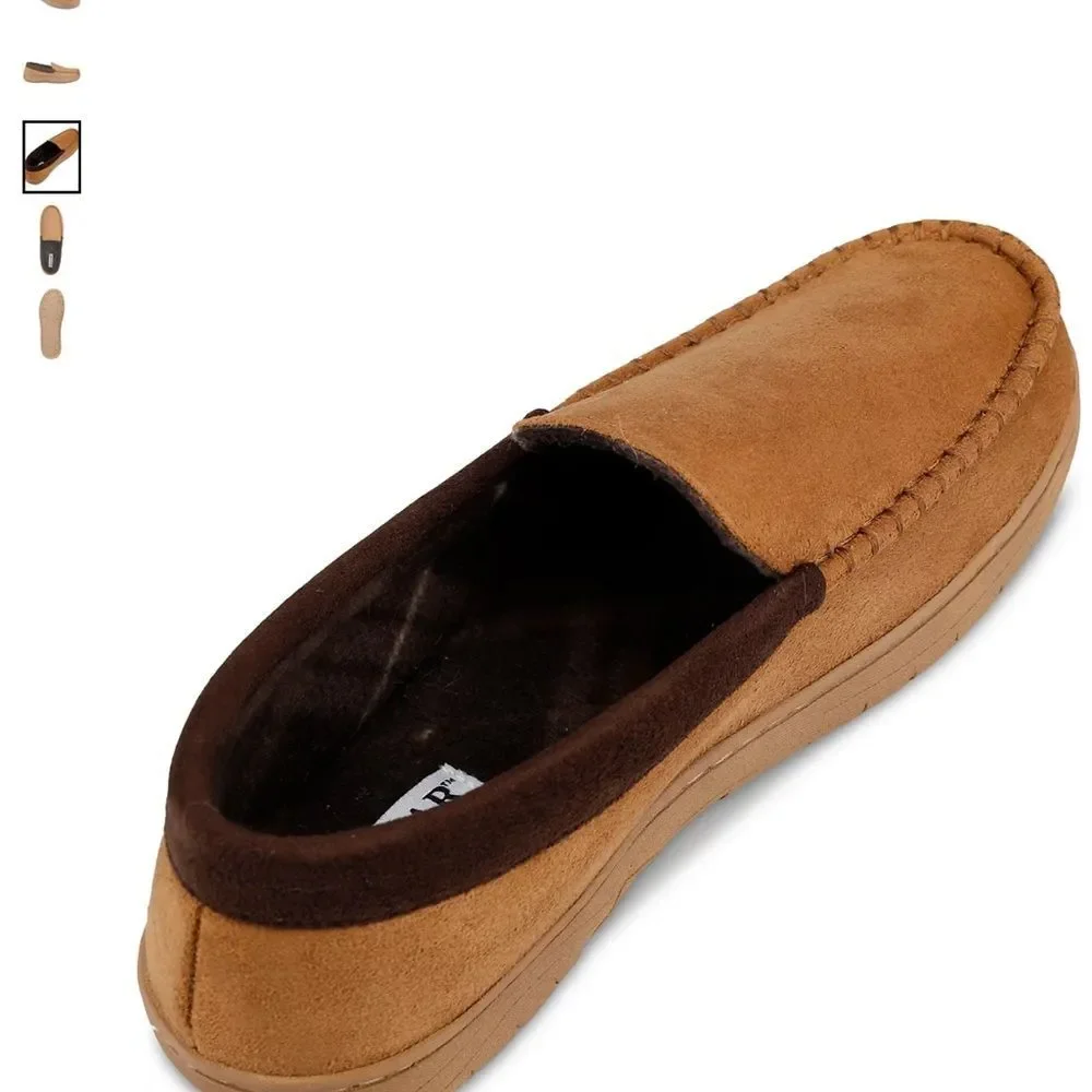 Haggar Men's Brown and Tan Loafers